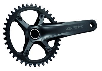 Kettenradgarnitur GRX FC-RX600-11 Single / schwarz / 165 mm