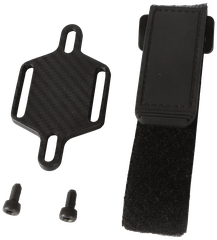 PROMOUNT Zubehörhalterung aus Carbon mit Klettband / schwarz