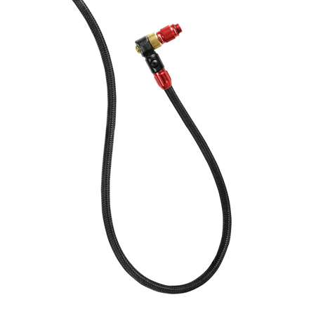 ABS1 Pro Braided Floor Pump Hose - Std / red gloss / one size