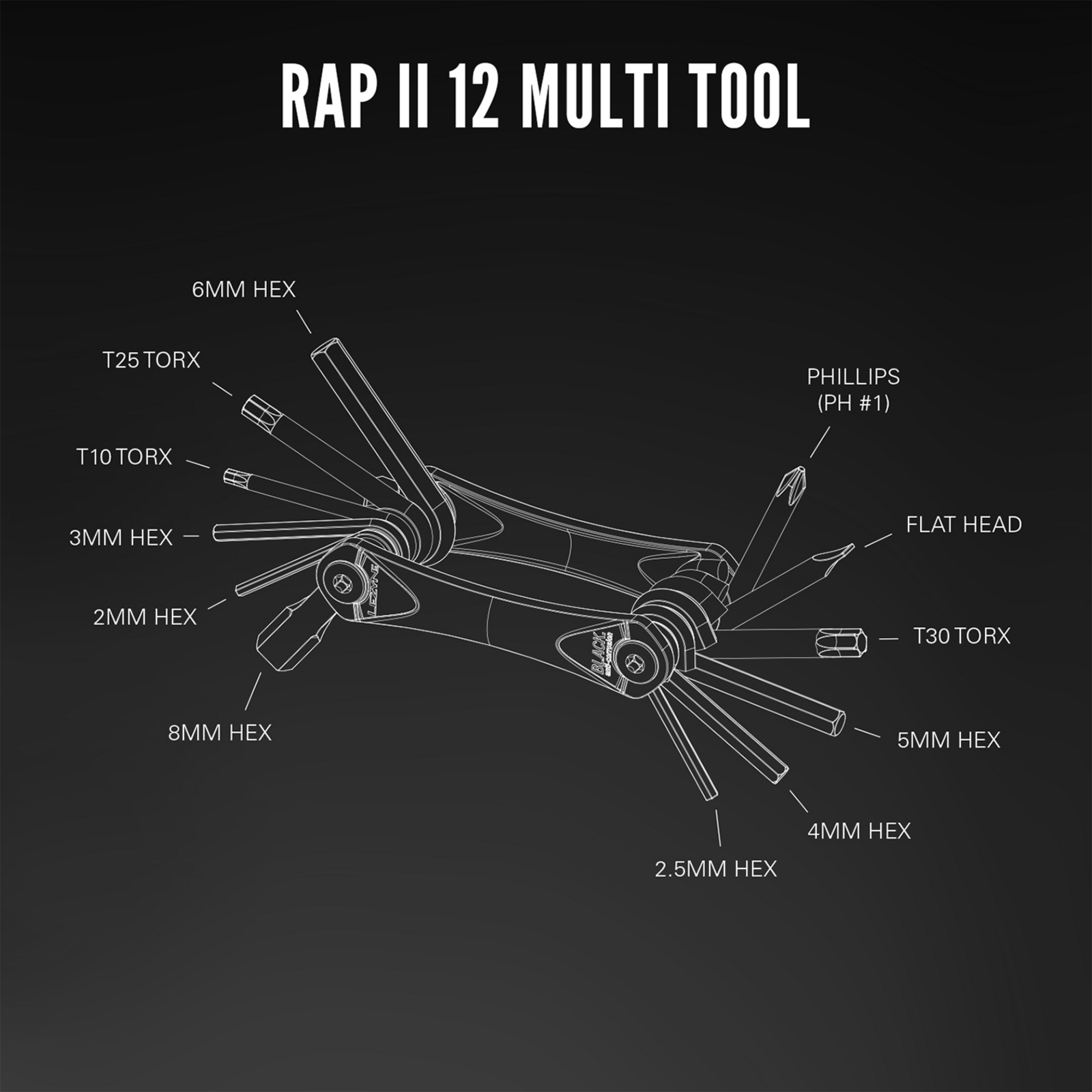 RAP Ii - 12 / black / one size