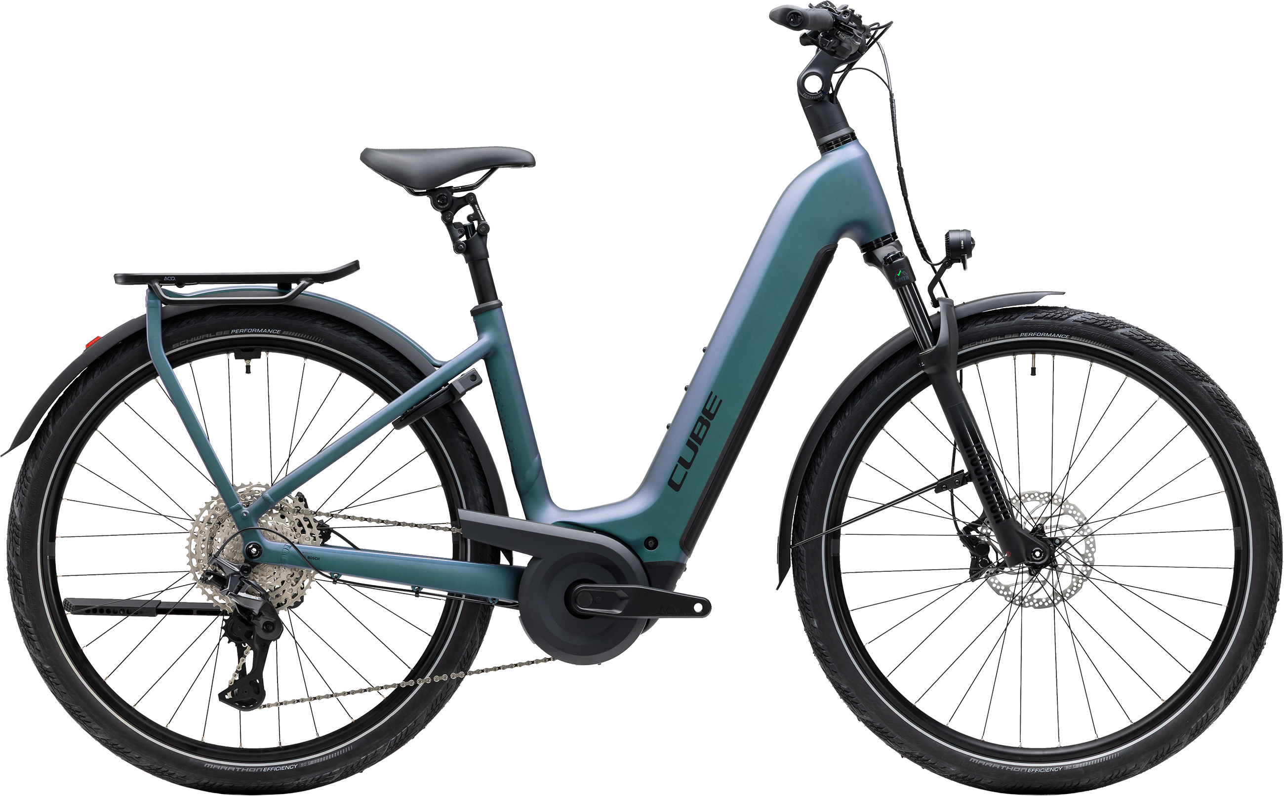 KATHMANDU HYBRID PRO 800 Tief E-City/Alltag / smaragd / 54 CM