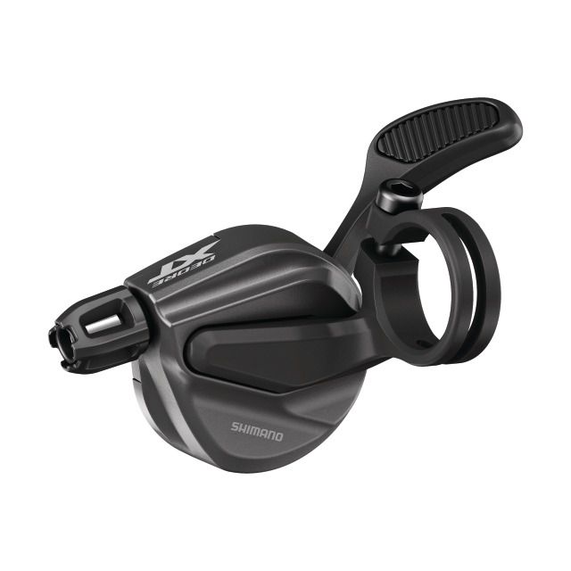XT M8100 Schalthebel 12fach Rapidfire Plus mit Lenkerbride / schwarz / rechts 12-Gang