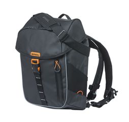 Miles Tarpaulin Fahrradrucksack / schwarz/orange