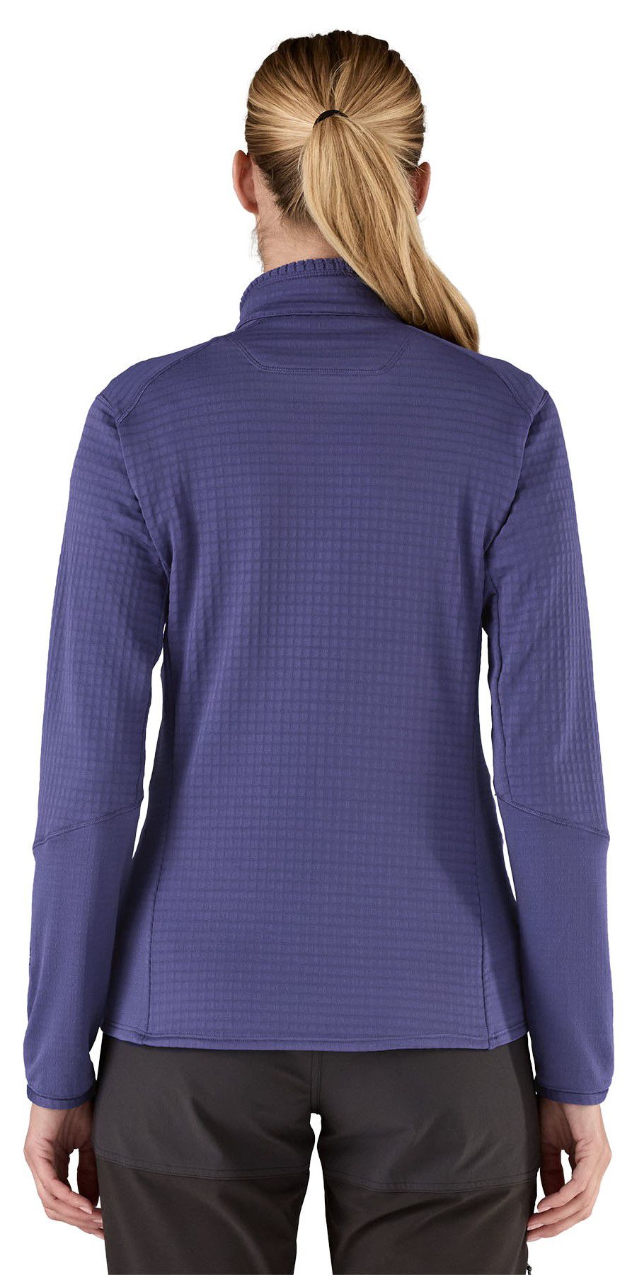 R1 HYBRID Damen-Fleecejacke / solstice purple / S