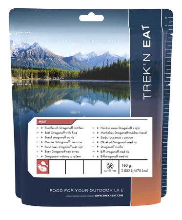 TREK N EAT Fertigmahlzeit / Rind Stroganoff mit Reis 150g