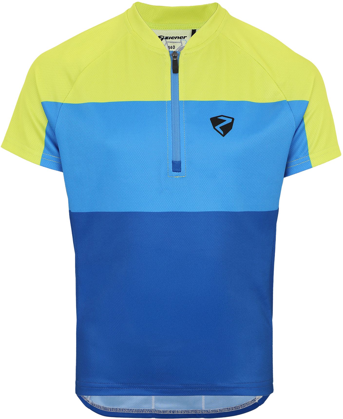 NESTEL-Z Kinder-Kurzarmtrikot / bitter lemon/cobalt blue / 152