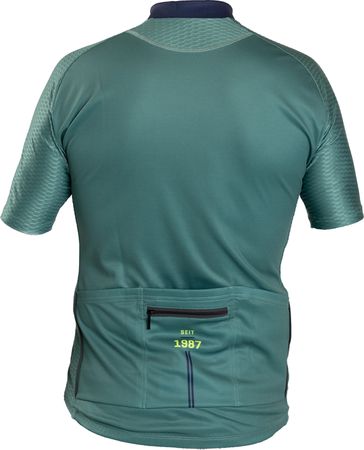 1987 TEAM Herren-Kurzarmtrikot / pinegrün / L