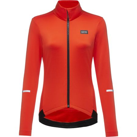 PROGRESS Damen-Thermo-Langarmtrikot / fireball / 42