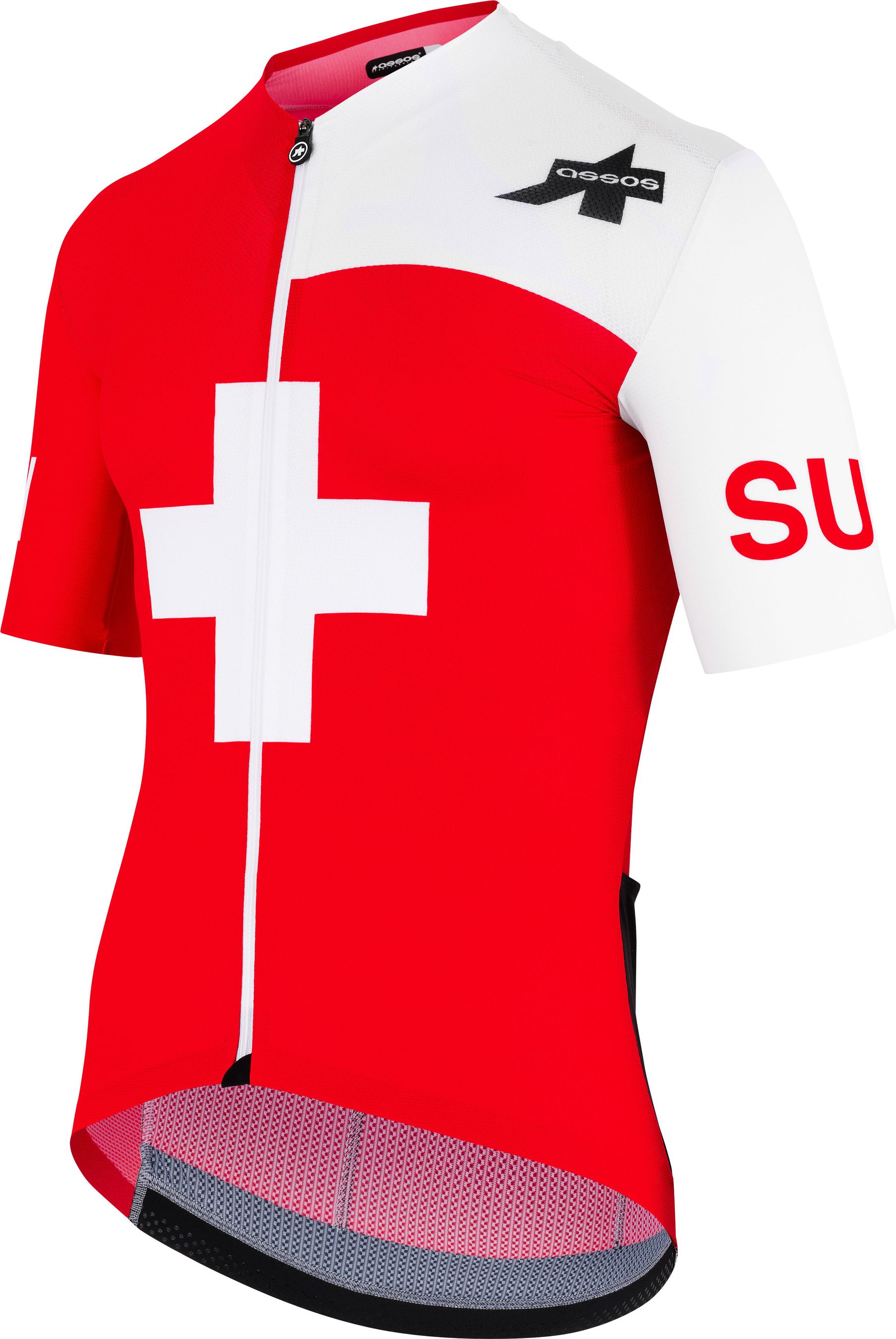 SUISSE FED MILLE GT C2 Herren-Kurzarmtrikot / national red / M