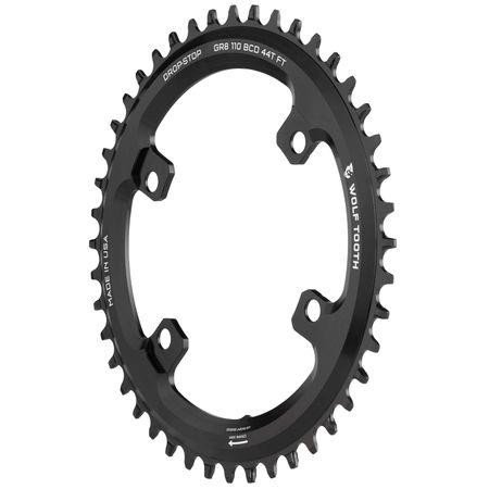Kettenblatt für Shimano GRX, 38Z.,  LØ 110mm, assymmetrisch