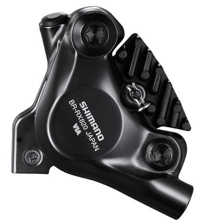 GRX RX-820 Bremssattel Flatmount / schwarz / hinten