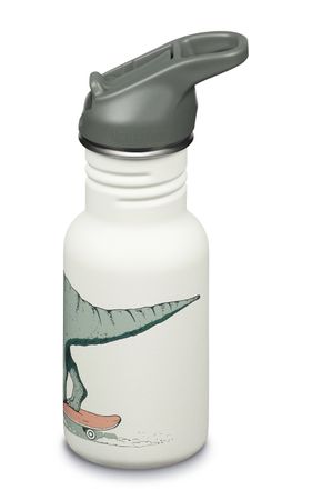 CLASSIC Edelstahlflasche / Dino Skate / KIDS 350 ml