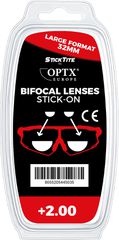BIFOCAL LENSES aufklebbare Leselinsen / 32mm / +2