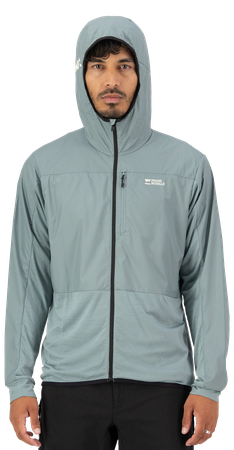 DIVERSION Herren-Merino-Windjacke / desert sage / S