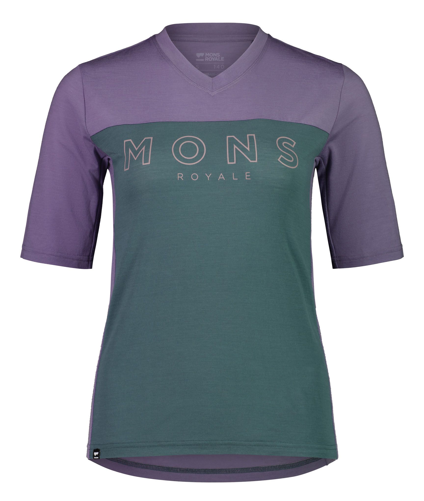 REDWOOD ENDURO Damen-Kurzarmshirt / thistle/burnt sage / L