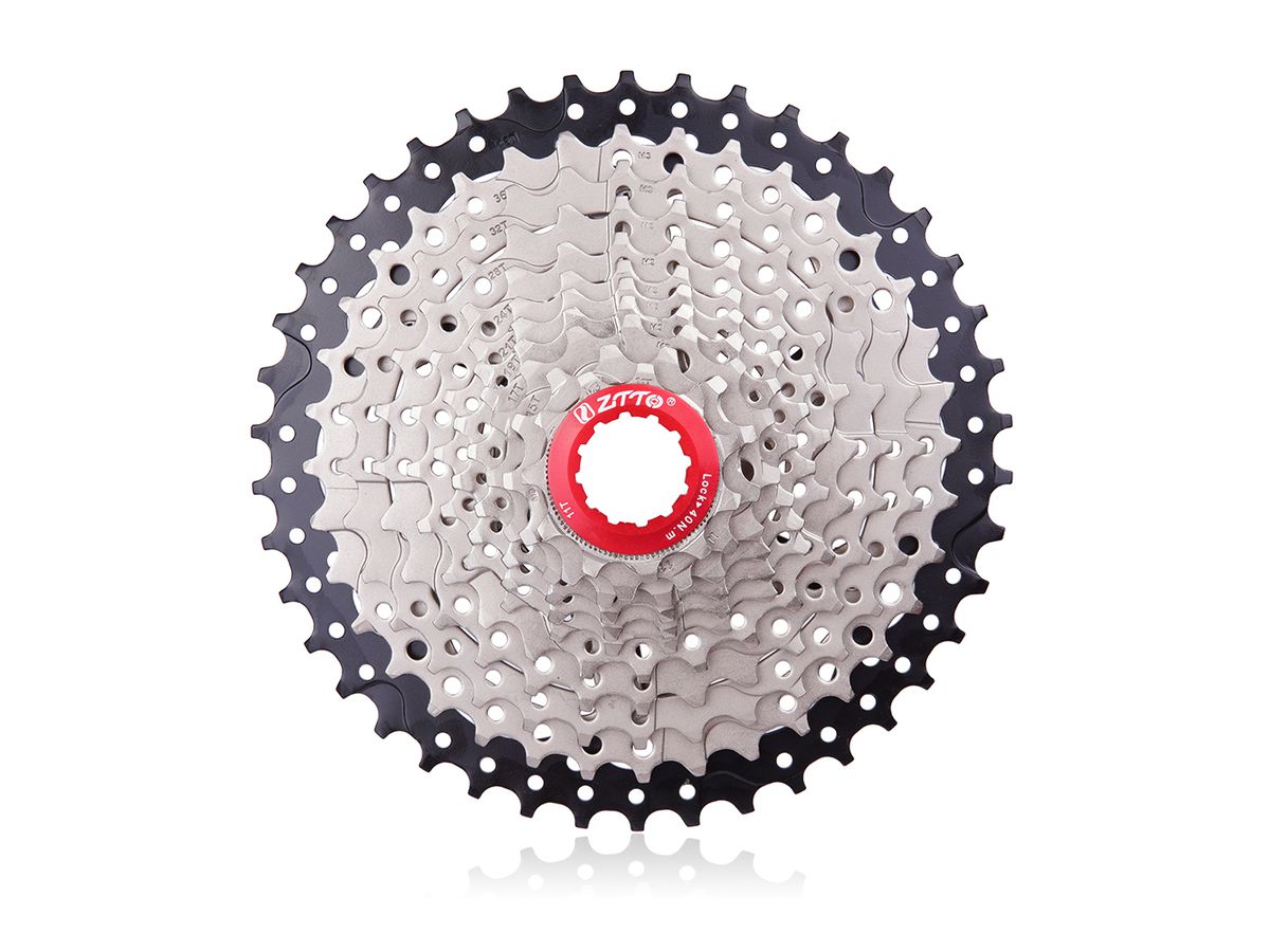 KASSETTE 11-fach, HG-Freilauf für Shimano/SRAM / silber_schwarz