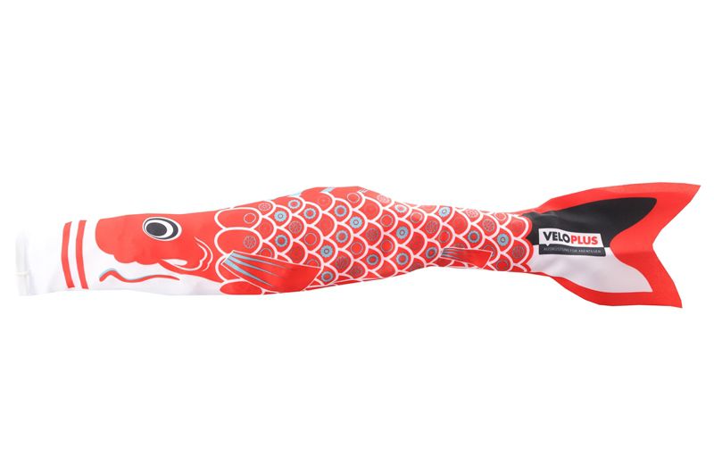 VELOPLUS-FISCH Anhängerfahne für Veloanhänger / schwarz