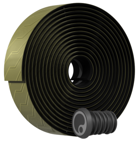 Lenkerband BT black / swamp green / 2300 mm, 3.5 mm, Gravel