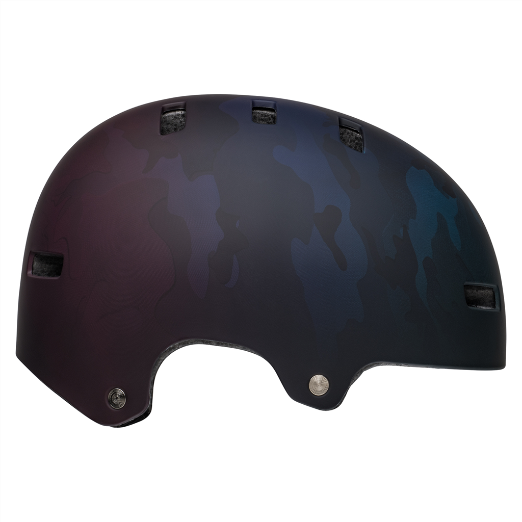 Span Helmet , matte black/blue camo - Hauptansicht