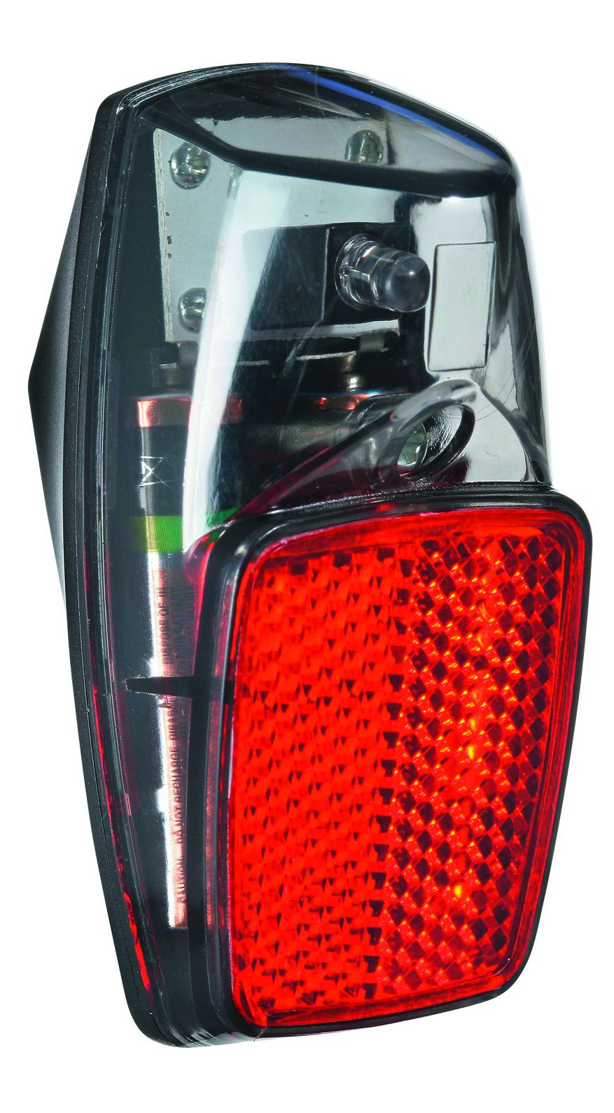 Rücklicht UN-4305 inkl. Batterien Schutzblechmontage / schwarz