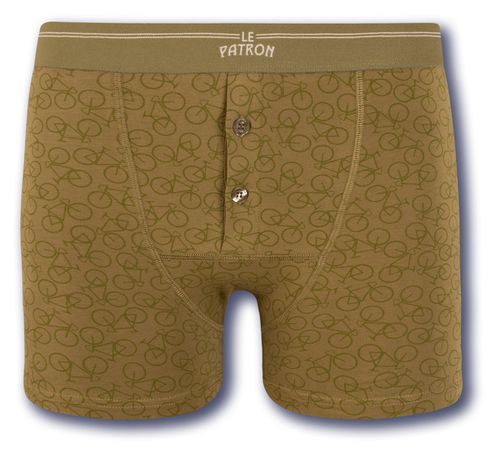 BICYCLES Boxershorts, Set 2-farbig / olive green, riviera blue / S