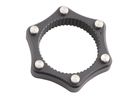 6-LOCH-ADAPTER mit Innenring für Centerlock Naben / schwarz