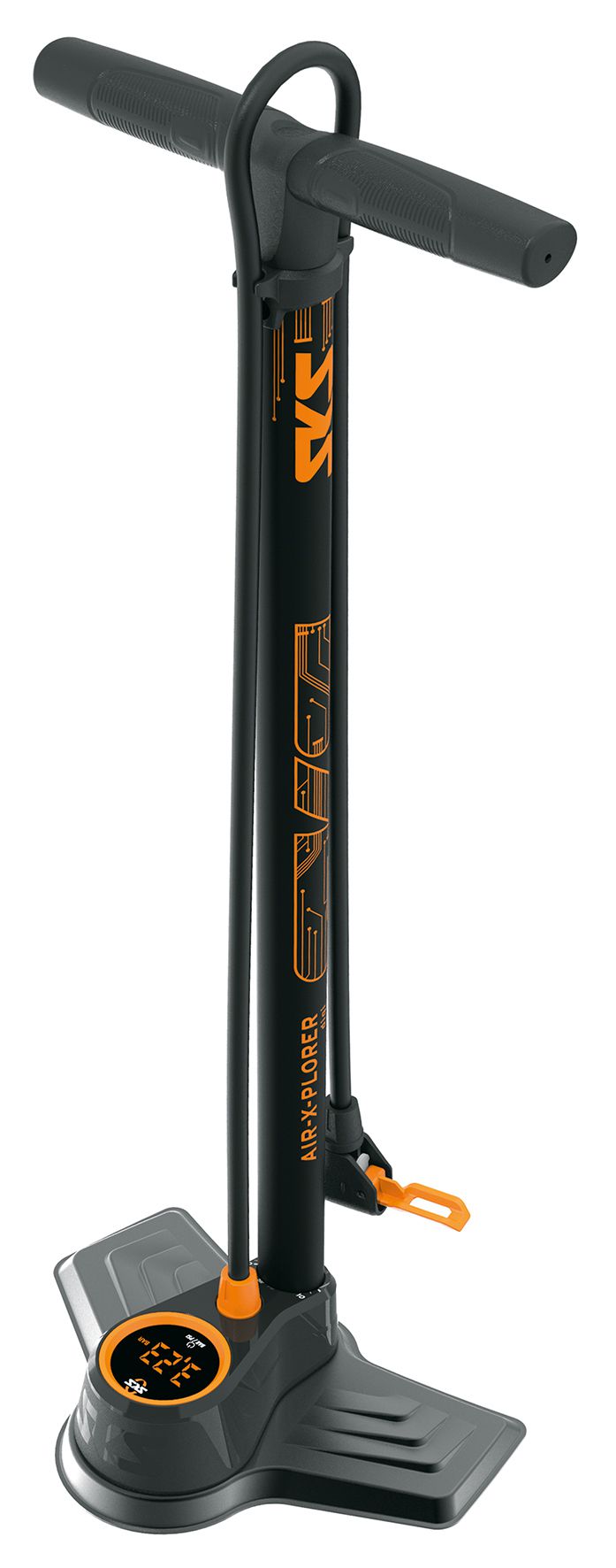Standpumpe Air-X-Plorer Digi 10.0 / schwarz-orange