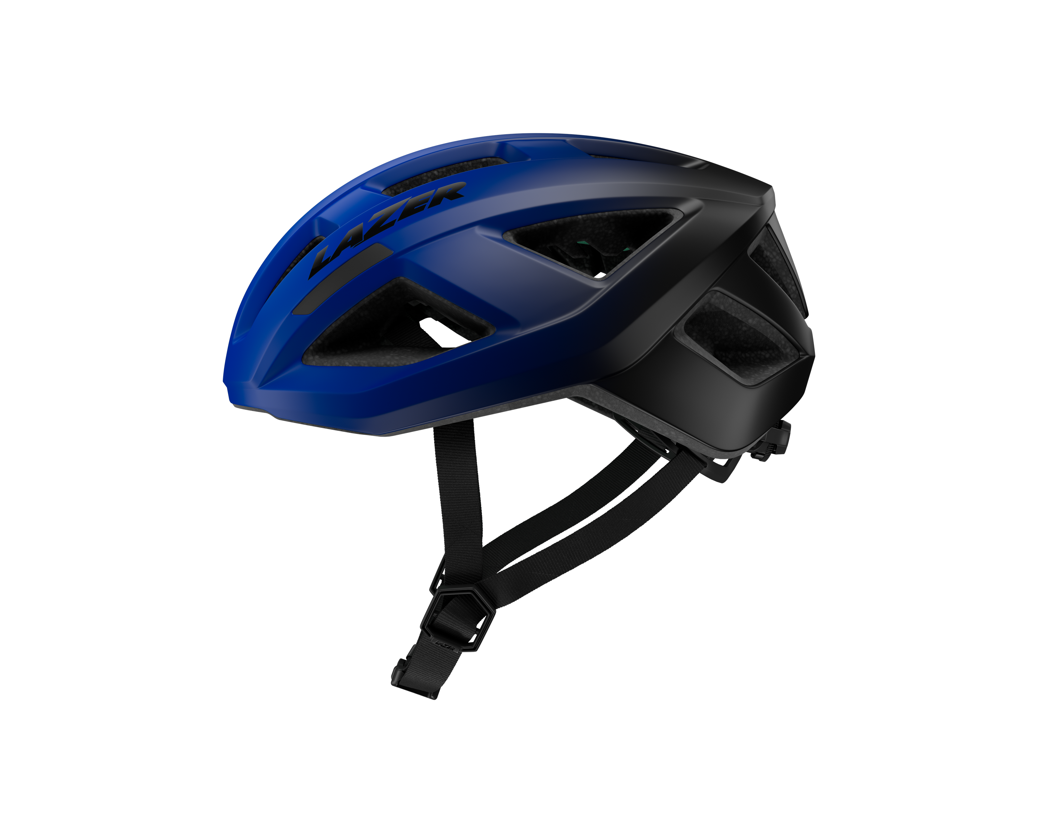LAZER Unisex Road Tonic KinetiCore Helm / matte blue black / L
