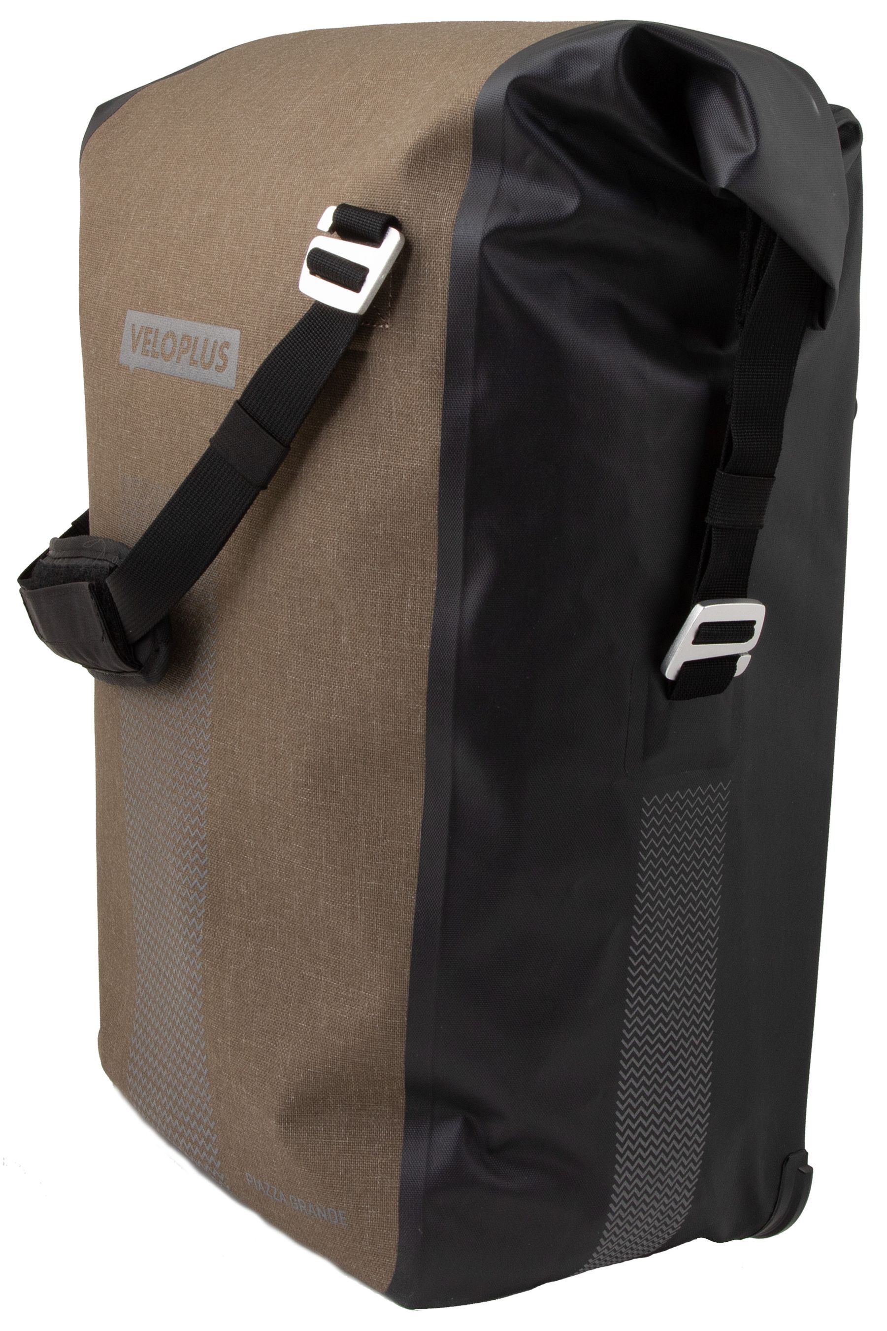 PIAZZA GRANDE Hinterradtasche / kaffee reflektierend