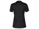 TRAIL FLOW ZIP Damen-Kurzarmtrikot / black/fir green / XS