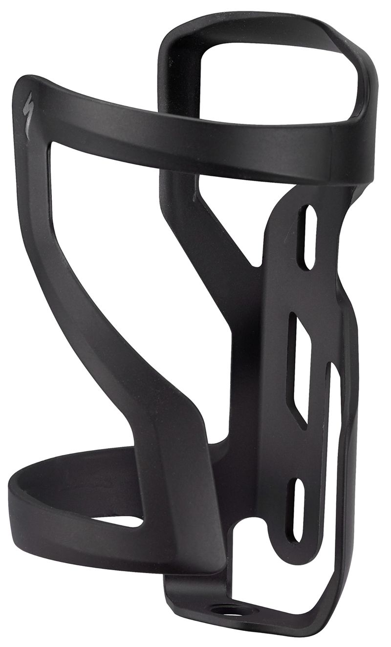 ZEE CAGE II Bidonhalter mit Einschub rechts/links / schwarz / rechts
