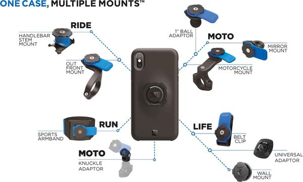 QUAD LOCK CASE Apple Hülle / Black / Iphone 13 Mini