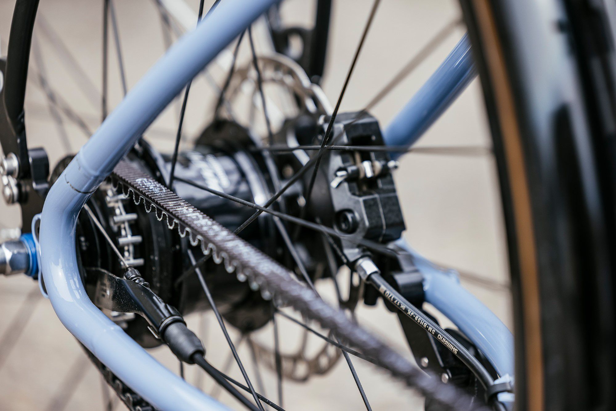 CUMPAN PATRUN T City- und Alltagsvelo / taubenblau / S