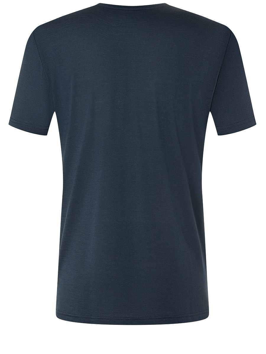 BETTER BIKE Herren-Merino-Kurzarmshirt / blueberry / S