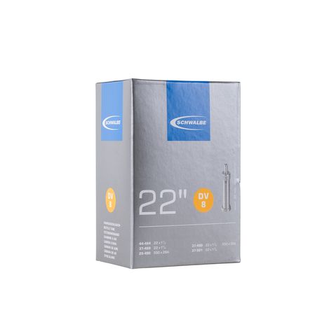 SCHWALBE STANDARD Schlauch / 22", DV8, 40mm, 28/44-484/501