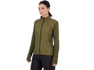 REDWOOD WIND Damen-Merino-Langarmtrikot mit Windschutz / dark olive / L