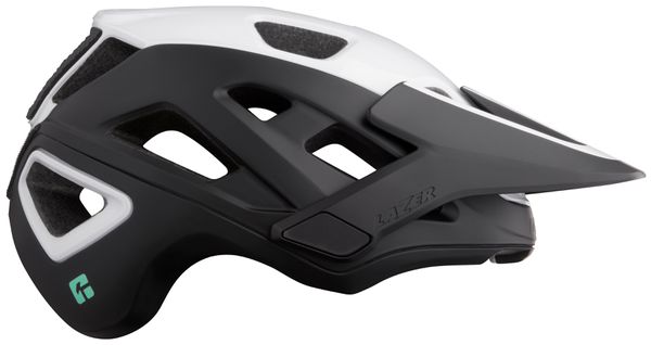 LAZER Unisex MTB Jackal KinetiCore Helm / matte white black / L