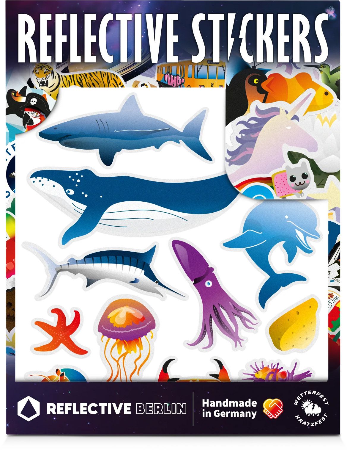REFLEXSTICKER KID SET / aqua