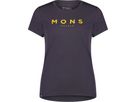 ICON Damen-Merino-Kurzarmshirt / shale / XL