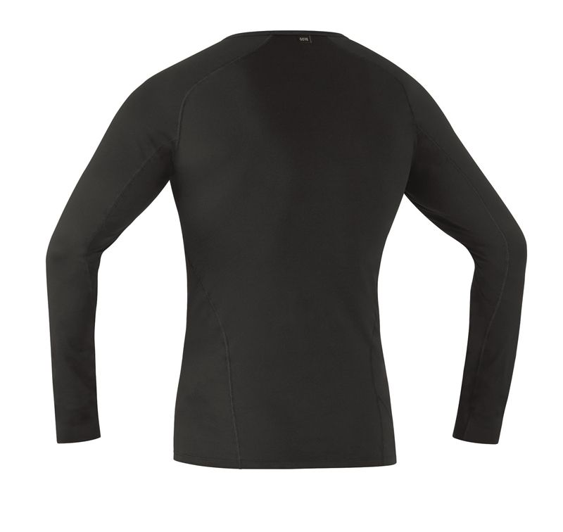 M BASE LAYER THERMO Herren-Langarmshirt / schwarz / S