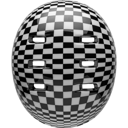 Lil Ripper Helmet / gloss black/white checkers / S