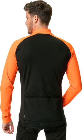 POSTA Herren-Thermo-Langarmtrikot / neon orange / S