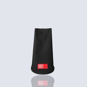 LATZ URBAN Spritzlappen / Schutzblechverlängerung für Strebenbefestigung / schwarz / URBAN 66mm