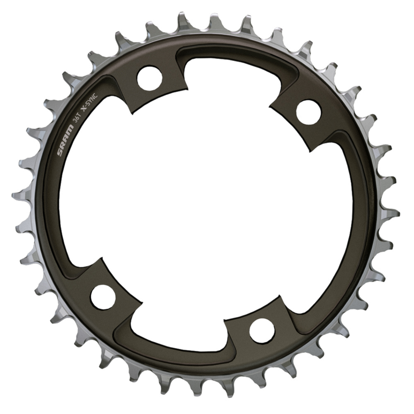 Chainring Red/Force eTap AXS 107 BCD 1x / black / 107x38T