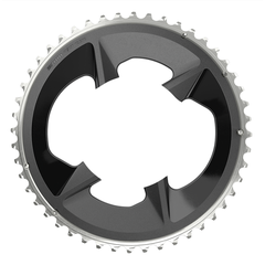 Chainring Rival eTap AXS 107 BCD withCover 2x12SP / black / 107x48T