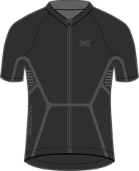 X-Bionic Men XCeed Ride Jersey SH SL / X black rhino grey / S
