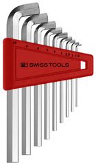 SHORT Inbus-Set, 100°, Stiftteil kurz / silber