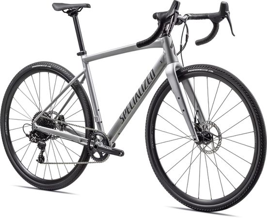 DIVERGE COMP E5 Gravelbike / satin silver dust smoke / 58 CM