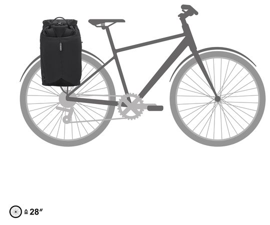 VARIO LITE Taschenrucksack / black / 22l