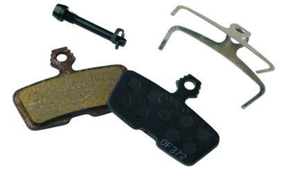 CODE/GUIDE RE/DB8 Bremsbelag / organisch/Trägerplatte Stahl / schwarz